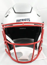 Rob Gronkowski Autographed Patriots F/S Speedflex Helmet - Beckett W Holo *Side