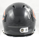 Jay Cutler Autographed Chicago Bears Speed Mini Helmet - Beckett W Hologram