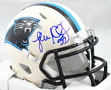 Luke Kuechly Autographed Carolina Panthers Retro Speed Mini Helmet - Beckett W
