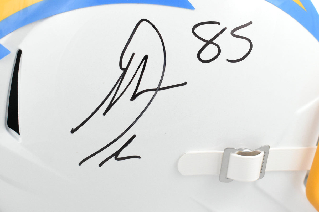 Antonio Gates Autographed Chargers F/S Speed Helmet - Beckett W Hologram