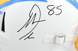 Antonio Gates Autographed Chargers F/S Speed Helmet - Beckett W Hologram