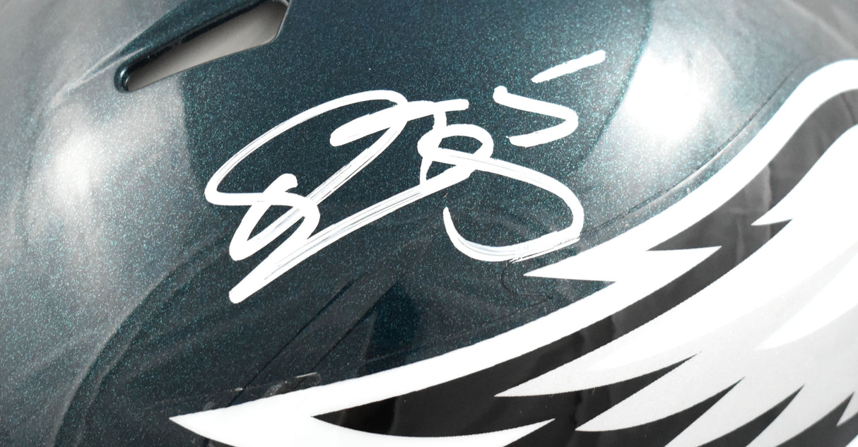 Donovan McNabb Autographed Eagles F/S Speed Authentic Helmet - Beckett W Holo