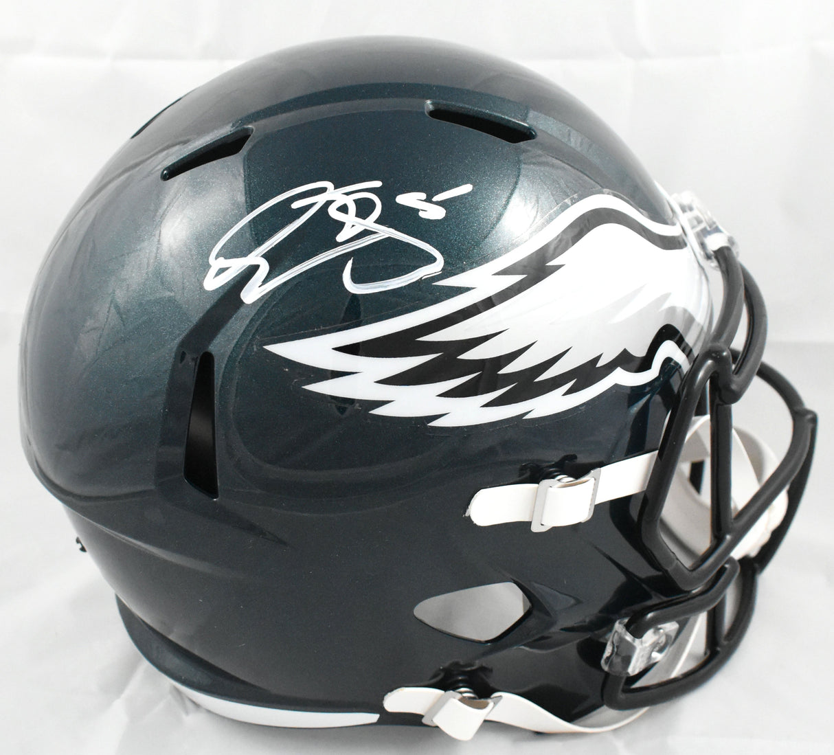 Donovan McNabb Autographed Philadelphia Eagles F/S Speed Helmet - Beckett W Holo