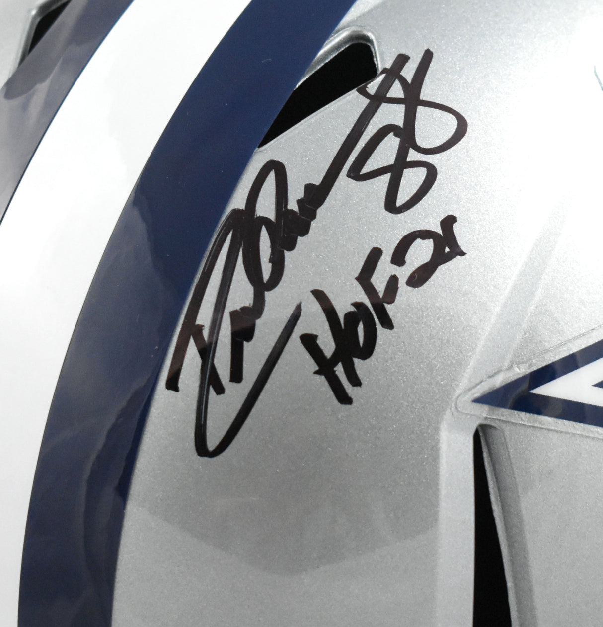 Drew Pearson Autographed Dallas Cowboys F/S Speed Helmet w/HOF - Beckett W Holo