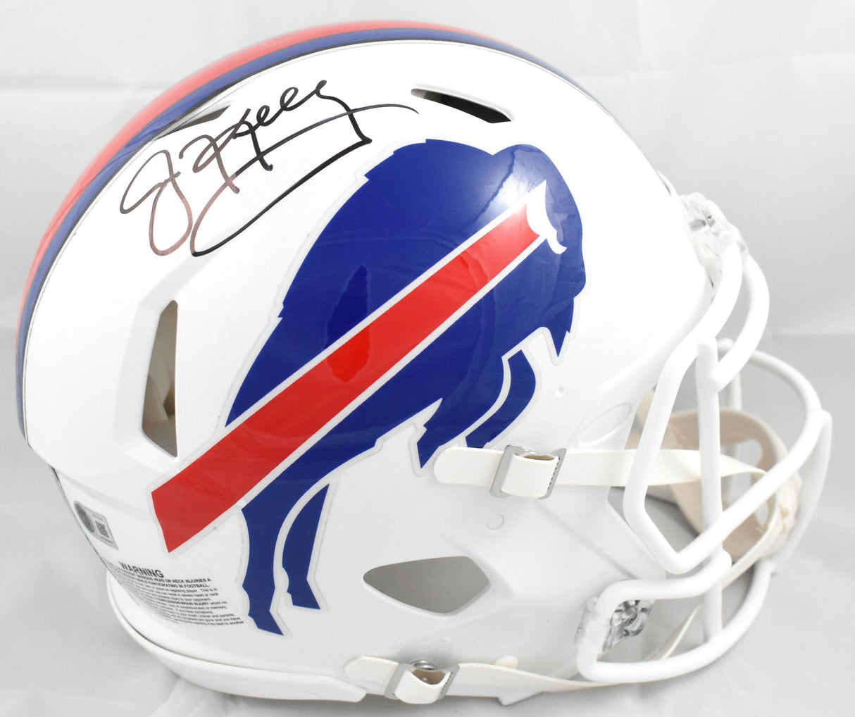 Jim Kelly Autographed Buffalo Bills F/S Speed Authentic Helmet - Beckett W Holo