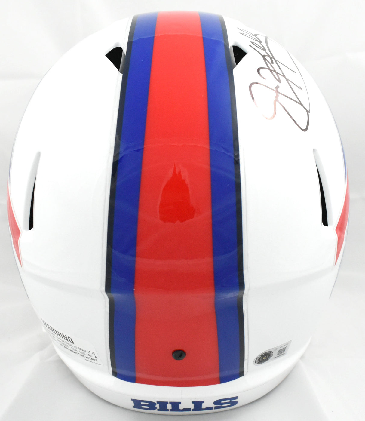 Jim Kelly Autographed Buffalo Bills F/S Speed Helmet - Beckett W Hologram