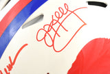 Kelly Thomas Reed Signed Buffalo Bills F/S Retro Speed Authentic Helmet Beckett