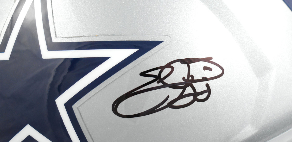 Emmitt Smith Autographed Dallas Cowboys F/S Speed Authentic Helmet - Beckett W