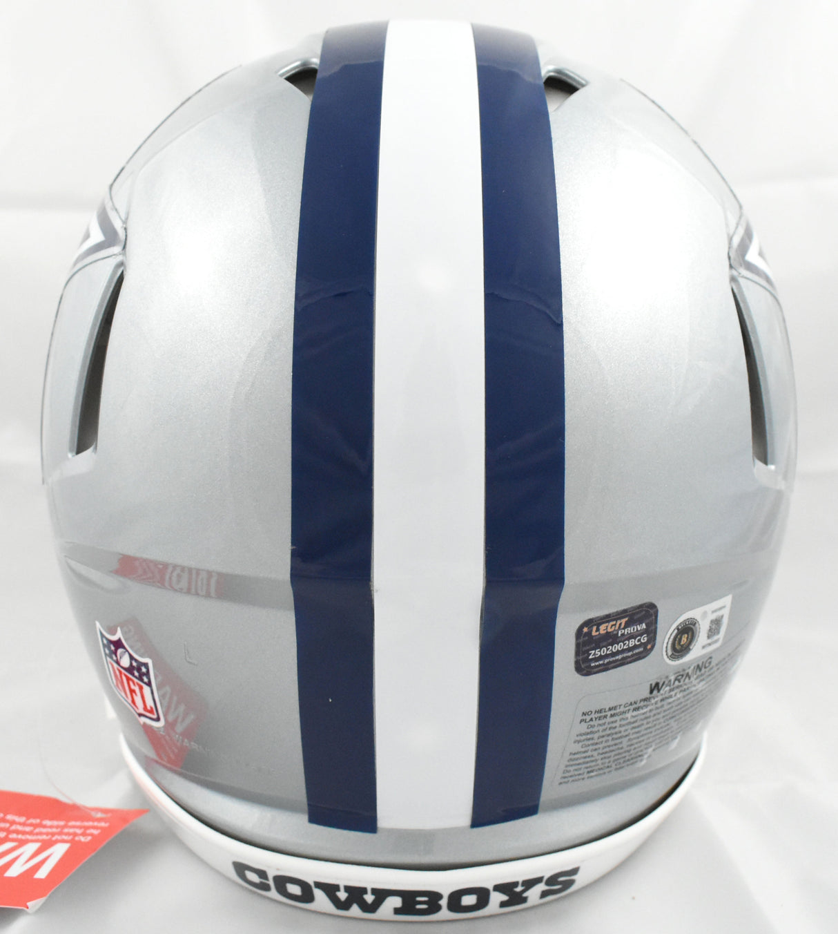 Emmitt Smith Autographed Dallas Cowboys F/S Speed Authentic Helmet - Beckett W