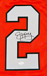 Jim Kelly Autographed Orange College Style Jersey- JSA W Authenticated