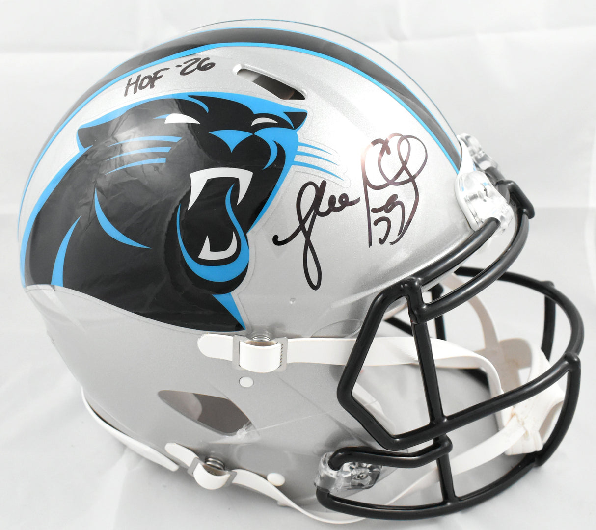 Luke Kuechly Signed Carolina Panthers F/S Speed Authentic Helmet HOF- Beckett W