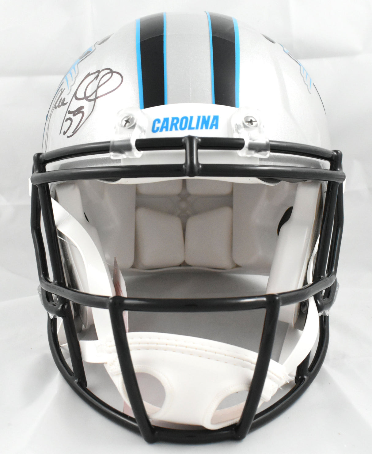 Luke Kuechly Signed Carolina Panthers F/S Speed Authentic Helmet HOF- Beckett W