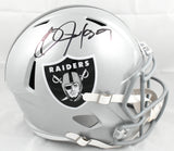 Bo Jackson Autographed Raiders F/S Speed Helmet - Beckett W Hologram