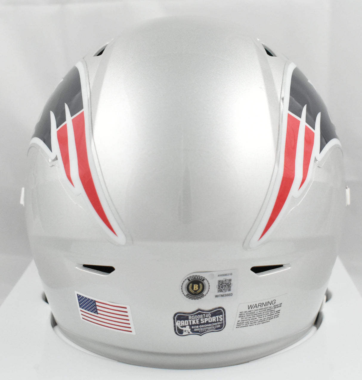 Rob Gronkowski Autographed Patriots Mid-Size SpeedFlex Helmet - Beckett W Holo