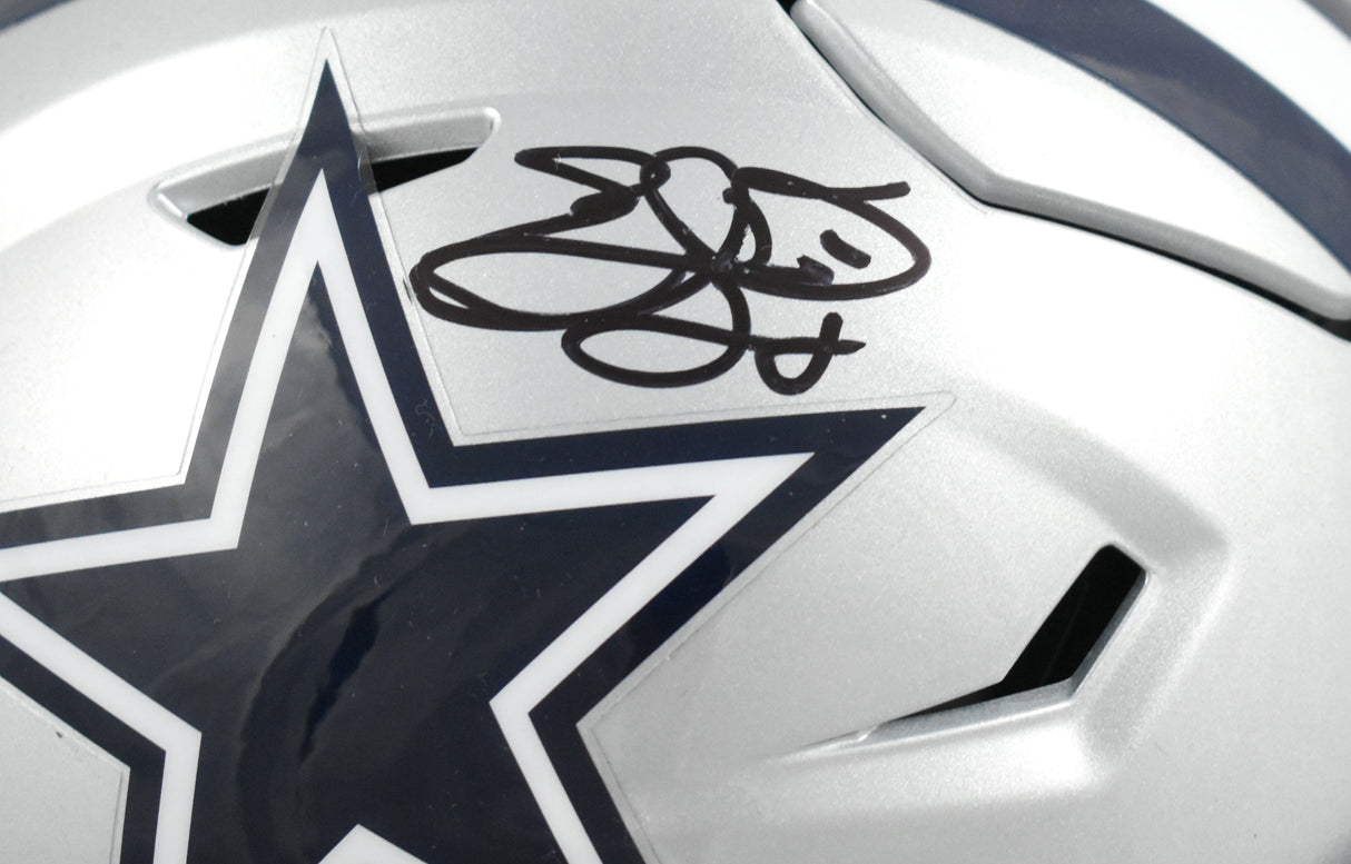 Emmitt Smith Autographed Dallas Cowboys Mid-Size SpeedFlex Helmet Beckett W Holo