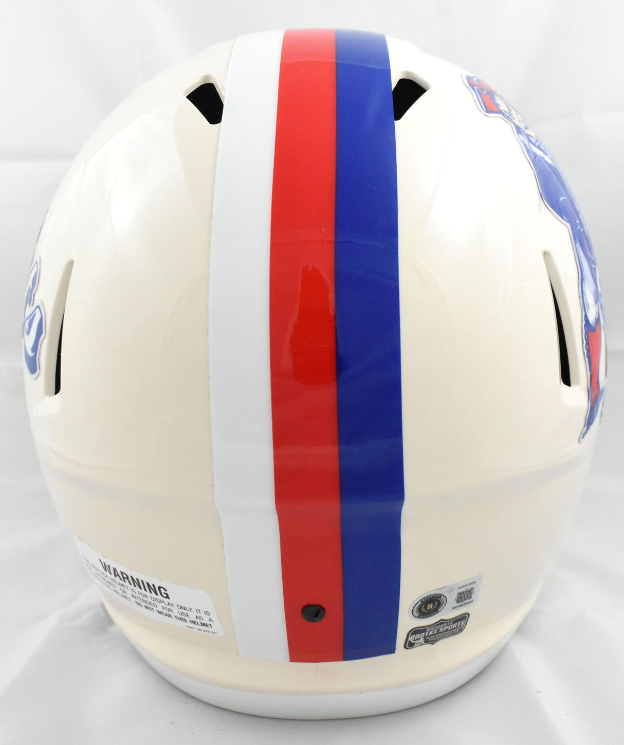 Rob Gronkowski Autographed New England Patriots F/S Retro Speed Helmet Beckett W