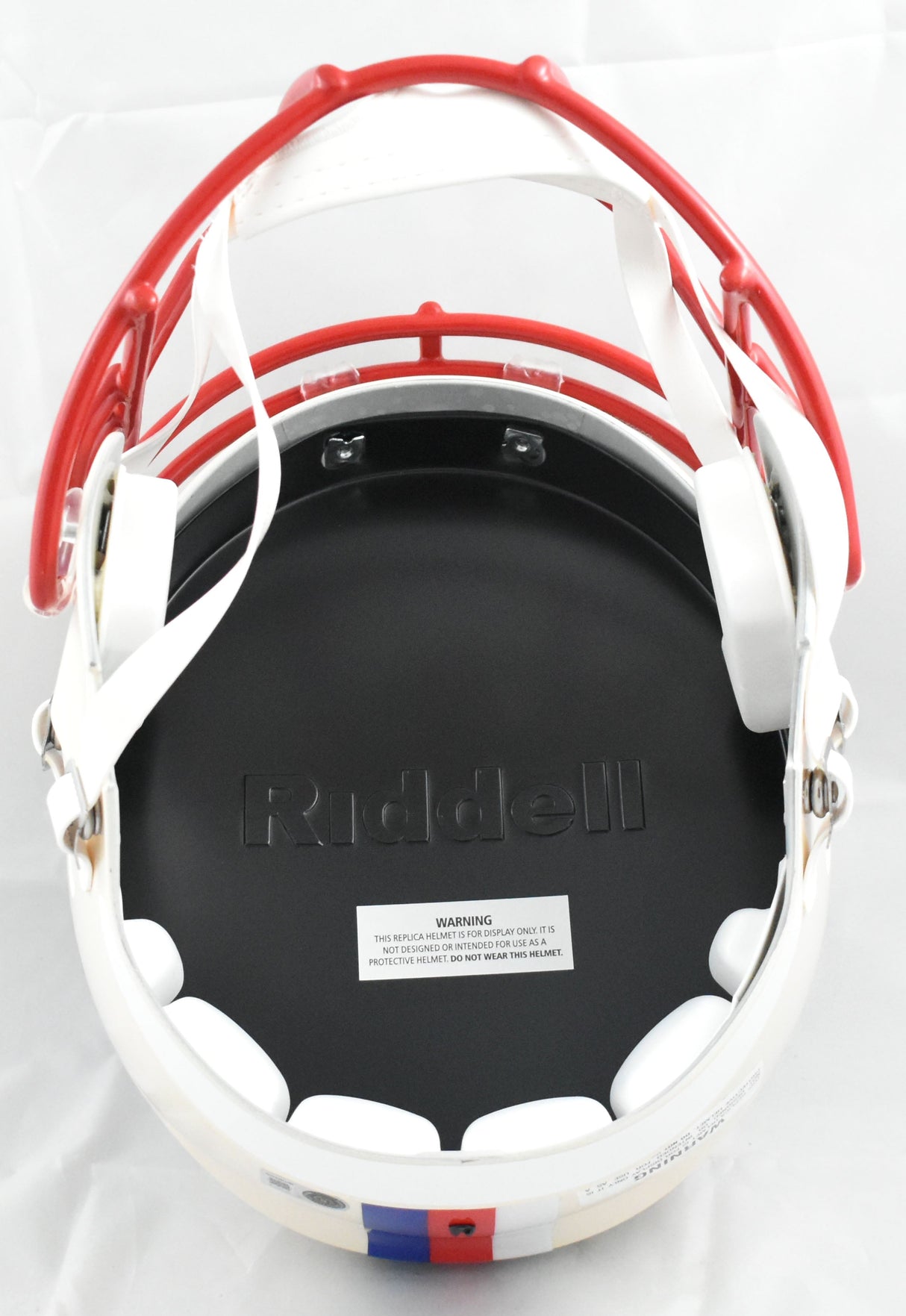 Rob Gronkowski Autographed New England Patriots F/S Retro Speed Helmet Beckett W
