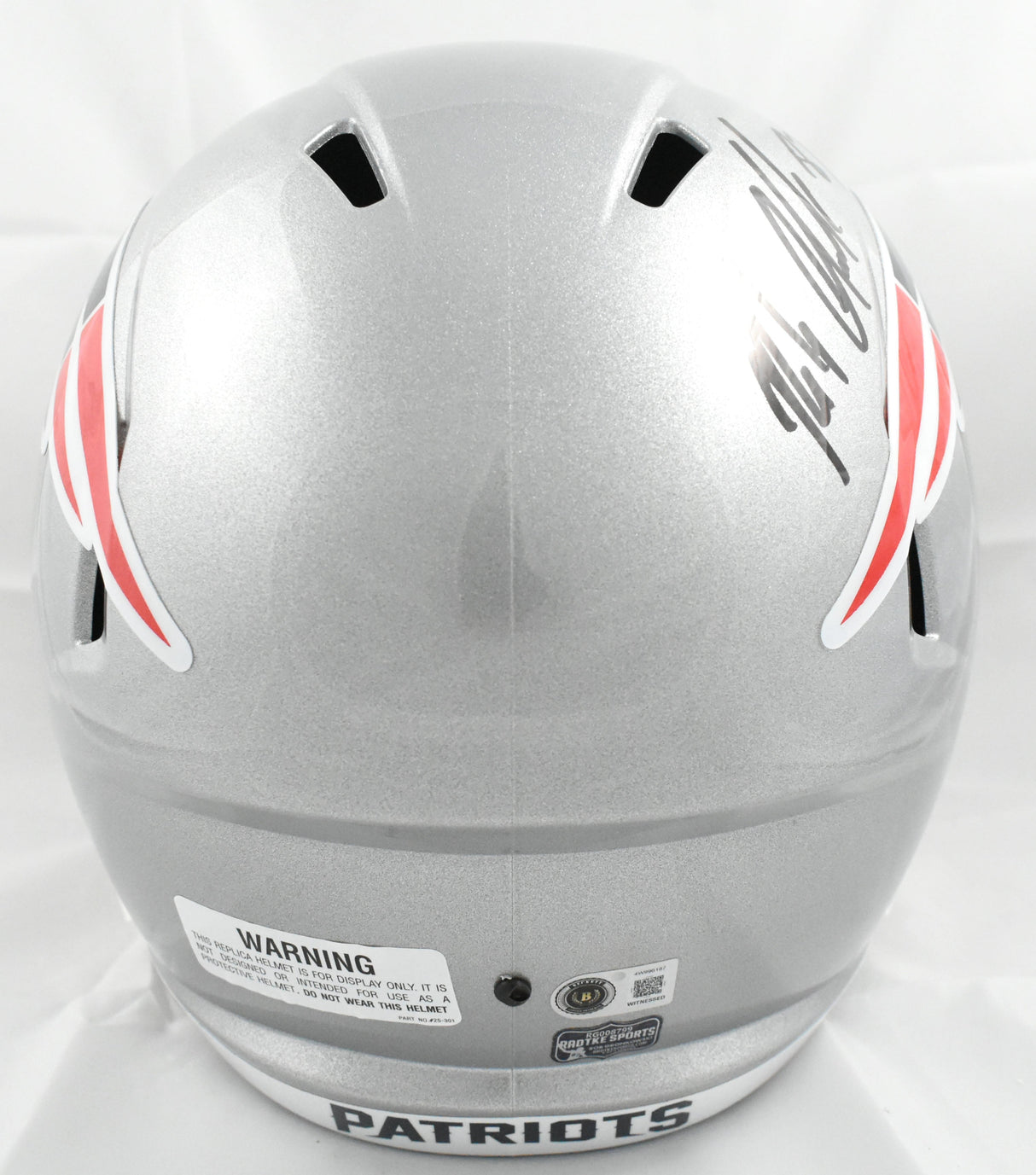 Rob Gronkowski Autographed New England Patriots F/S Speed Helmet- Beckett W Holo