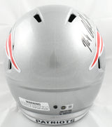 Rob Gronkowski Autographed New England Patriots F/S Speed Helmet- Beckett W Holo