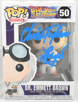 Christopher Lloyd Autographed Back to the Future Funko Pop #50 - Beckett W Holo