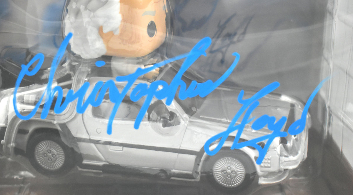 Christopher Lloyd Autographed Back to the Future Funko Pop Rides #133 -Beckett W