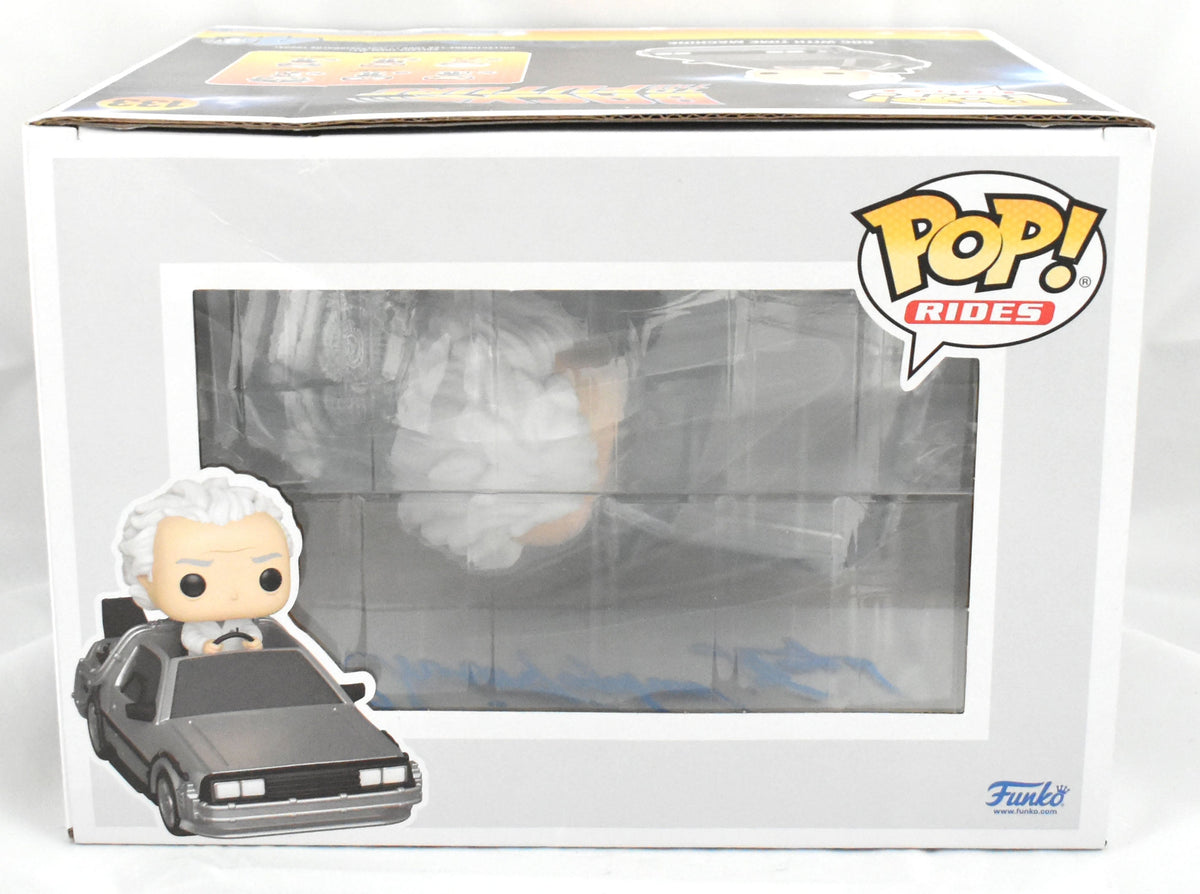 Christopher Lloyd Autographed Back to the Future Funko Pop Rides #133 -Beckett W