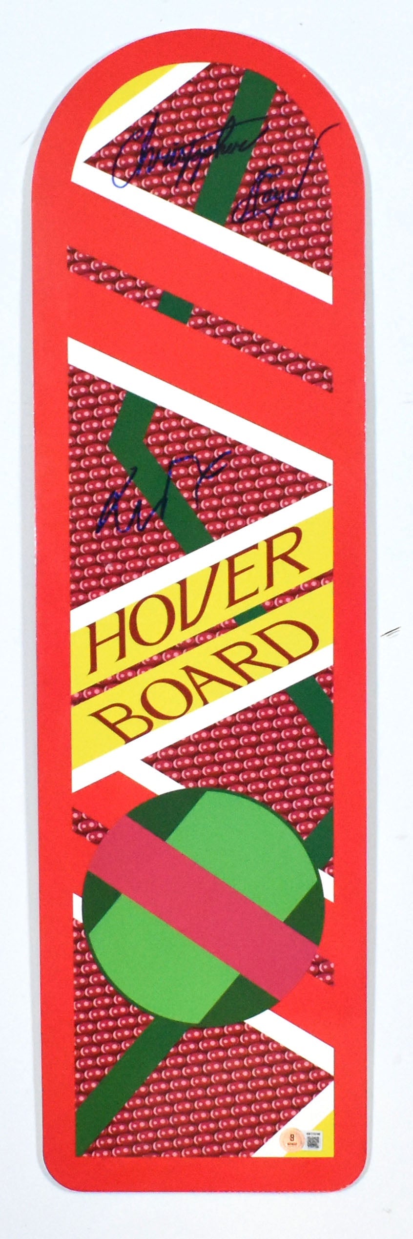 Christopher Lloyd Michael J. Fox Signed Back to the Future Hoverboard Accessory