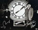 Christopher Lloyd Michael J. Fox Autographed Back to the Future 16x20 Beckett #1