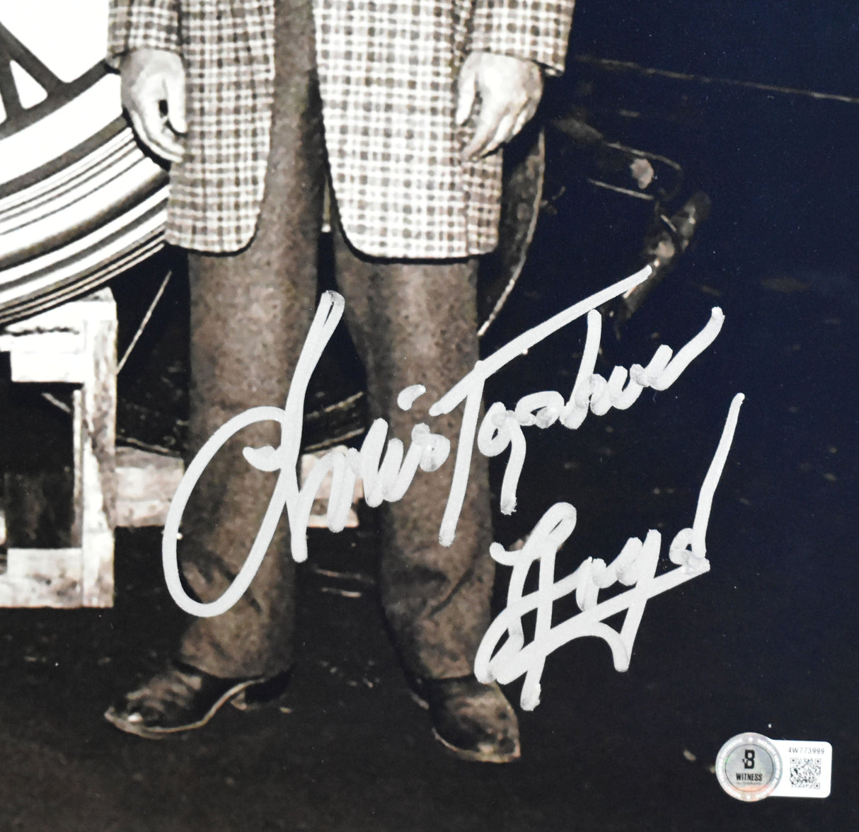 Christopher Lloyd Michael J. Fox Autographed Back to the Future 16x20 Beckett #1