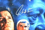 Christopher Lloyd William Shatner Autographed Star Trek 16x20 - Beckett W Holo