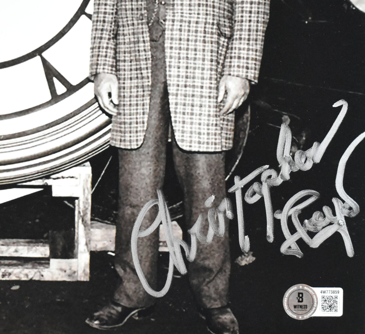 Christopher Lloyd Michael J. Fox Signed Back to the Future 11x14 Photo Beckett 2