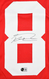 George Kittle Autographed Red Pro Style Jersey - Beckett W Hologram