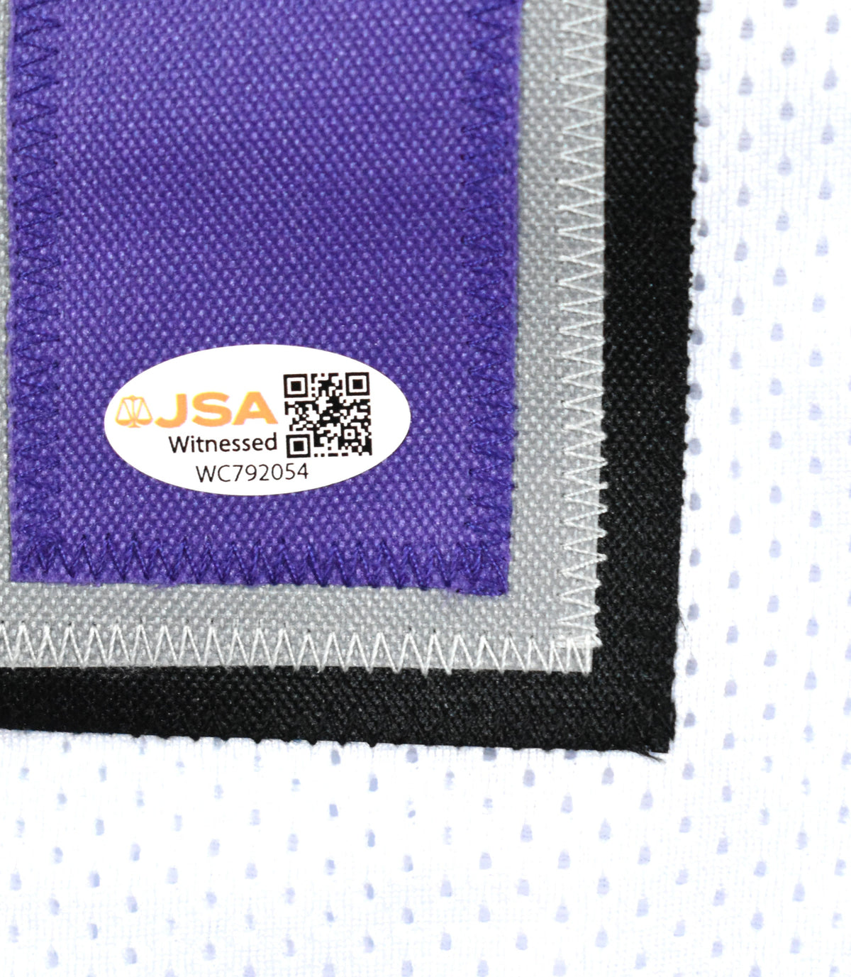 Kyle Hamilton Autographed White Pro Style Jersey - JSA W Holo