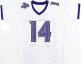 Kyle Hamilton Autographed White Pro Style Jersey - JSA W Holo