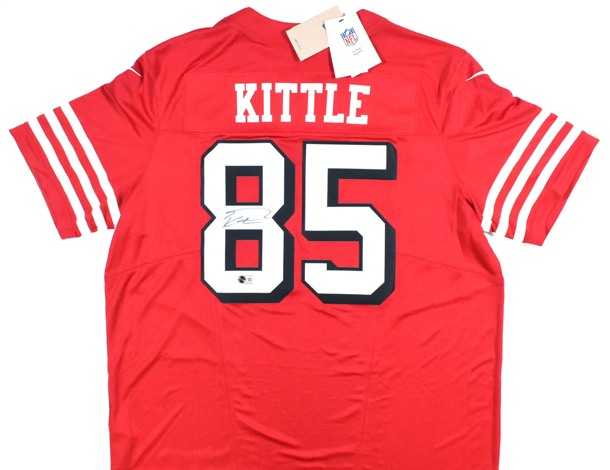 George Kittle Autographed San Francisco 49ers Nike Game Jersey - Beckett W XXL