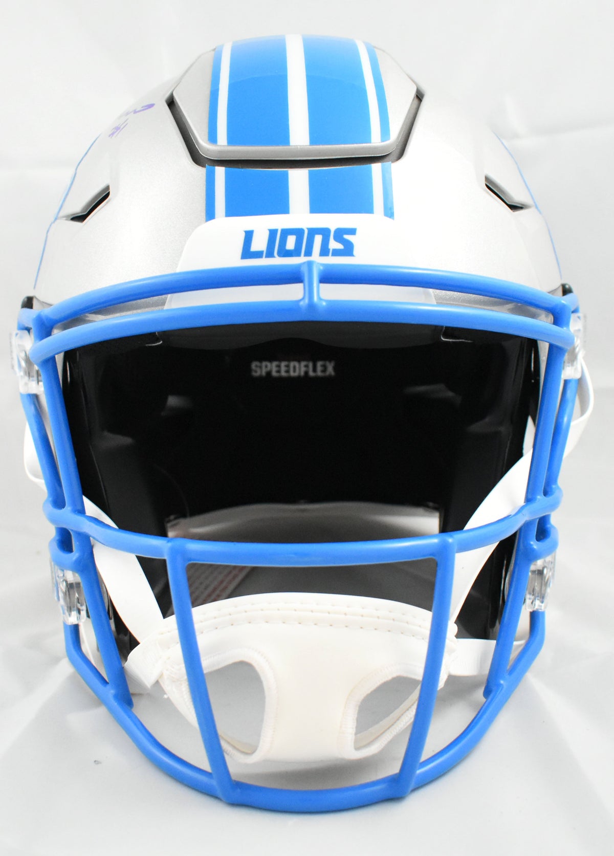 Jameson Williams Autographed Detroit Lions F/S Speedflex Helmet - Beckett Holo