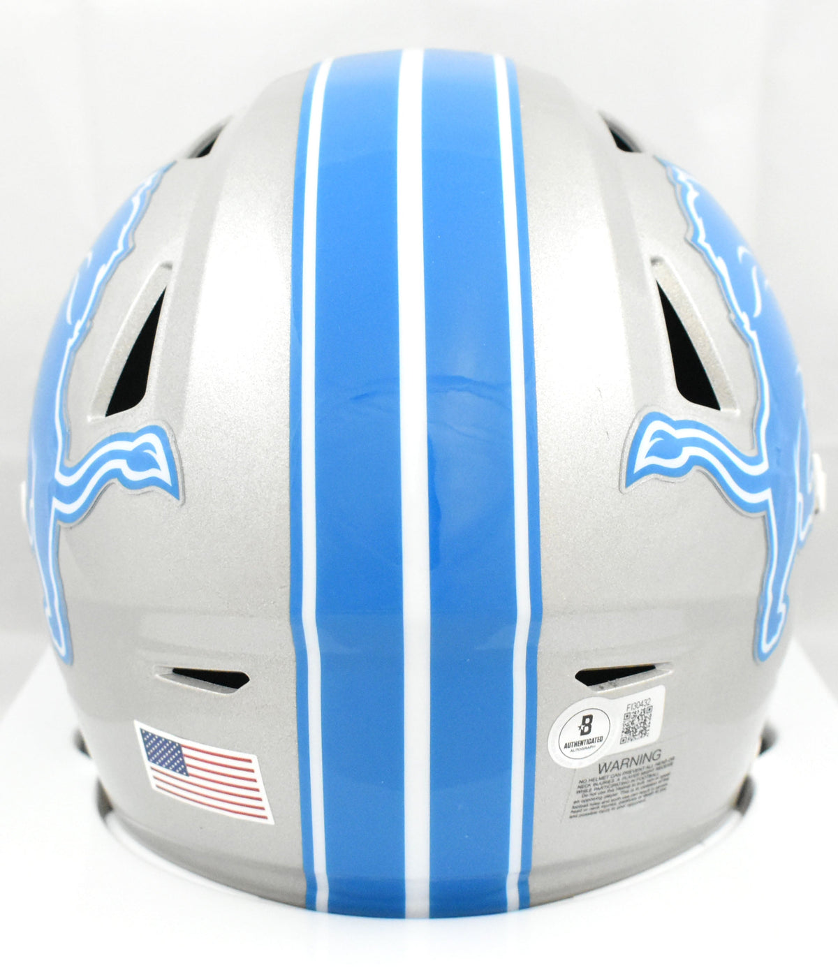 Jameson Williams Signed Detroit Lions Mid-Size SpeedFlex Helmet - Beckett Holo