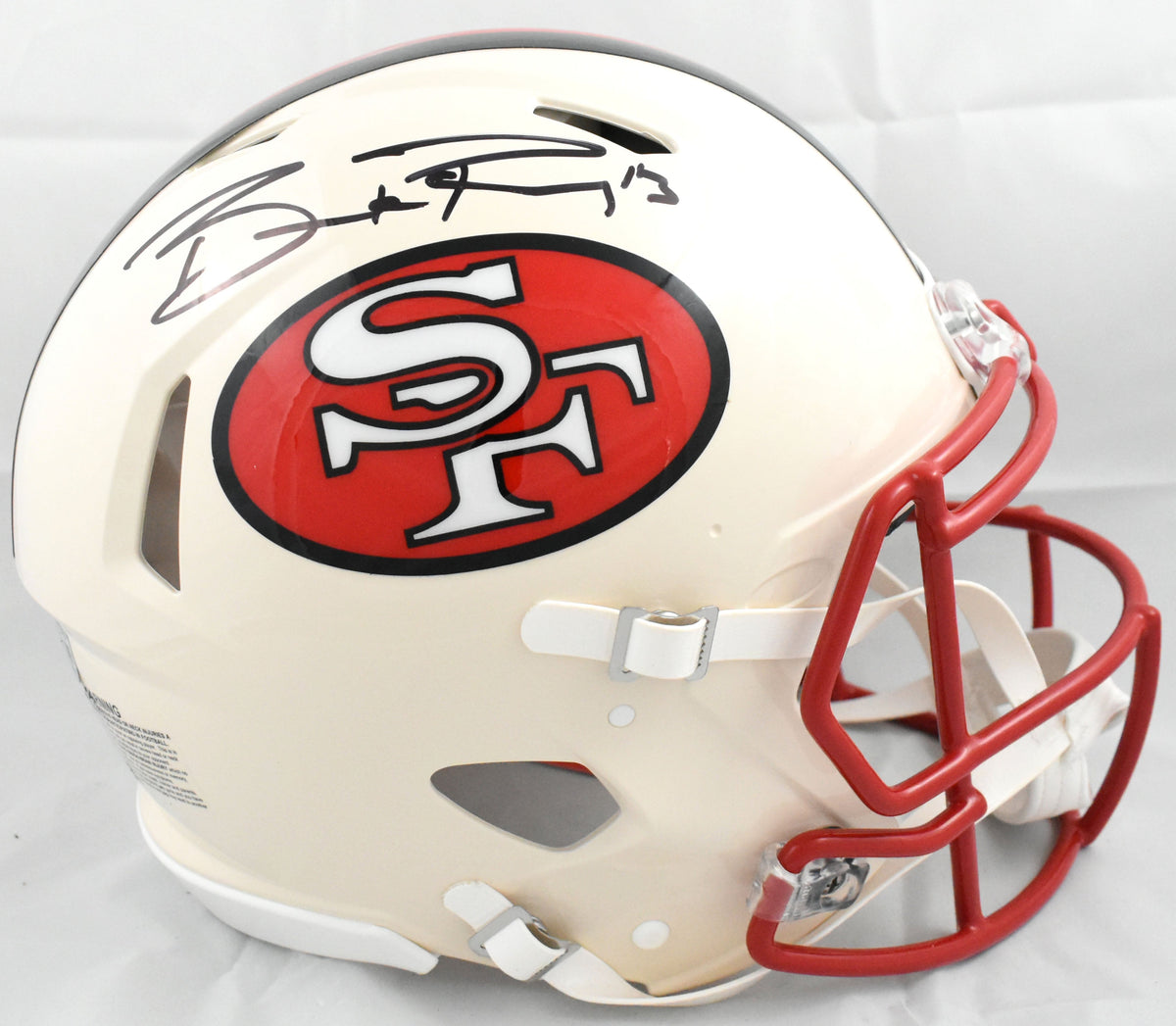 Brock Purdy Autographed 49ers F/S Retro Speed Authentic Helmet - Beckett W Holo