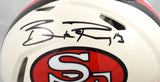 Brock Purdy Autographed 49ers F/S Retro Speed Authentic Helmet - Beckett W Holo