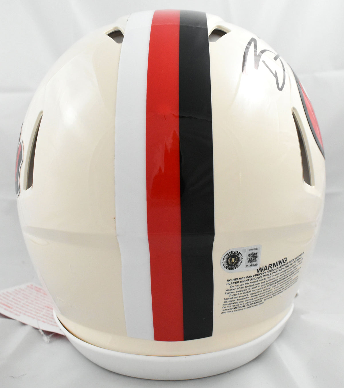 Brock Purdy Autographed 49ers F/S Retro Speed Authentic Helmet - Beckett W Holo