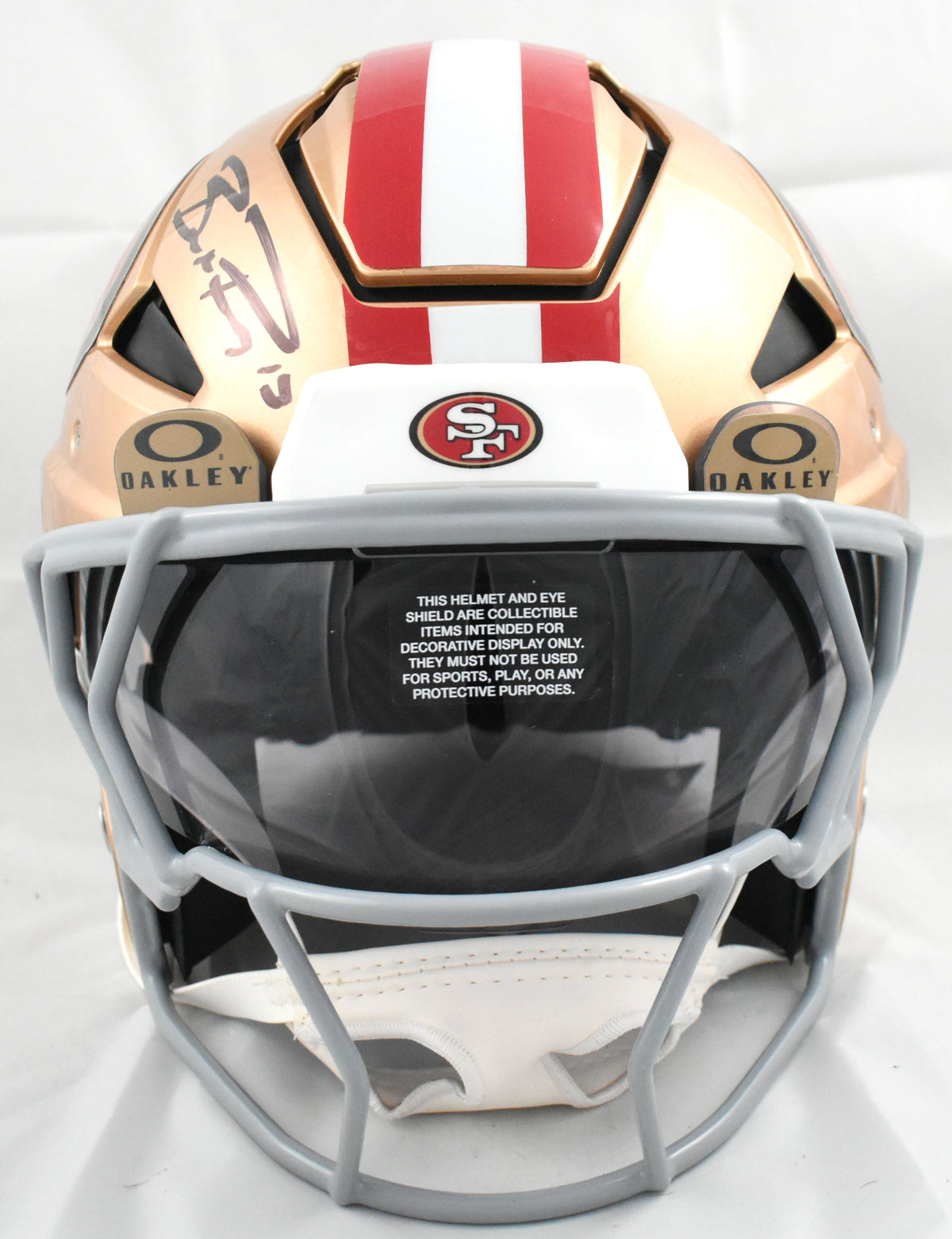 Brock Purdy Autographed San Francisco 49ers F/S Axiom Helmet - Beckett W Holo