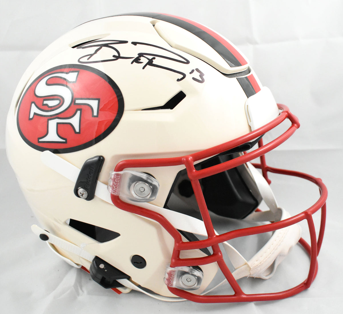 Brock Purdy Autographed San Francisco 49ers F/S Retro Speedflex Helmet-Beckett W