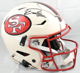 George Kittle Signed San Francisco 49ers F/S Retro Speedflex Helmet - Beckett W
