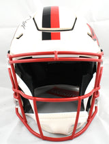 George Kittle Signed San Francisco 49ers F/S Retro Speedflex Helmet - Beckett W