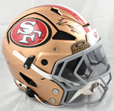 George Kittle Autographed San Francisco 49ers F/S Axiom Helmet - Beckett W Holo
