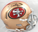 George Kittle Autographed 49ers F/S Speed Authentic Helmet - Beckett W Hologram