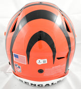 Ja'Marr Chase Autographed Cincinnati Bengals F/S Speedflex Helmet - Beckett Holo