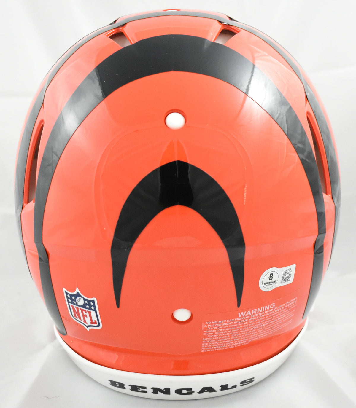 Ja'Marr Chase Autographed Cincinnati Bengals F/S Speed Authentic Helmet- Beckett