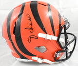 Ja'Marr Chase Autographed Cincinnati Bengals F/S Speed Helmet - Beckett