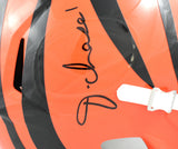 Ja'Marr Chase Autographed Cincinnati Bengals F/S Speed Helmet - Beckett